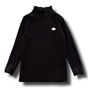 Tartine et Chocolat | Lettuce Edge Ribbed Turtleneck (5 yrs) 🦔